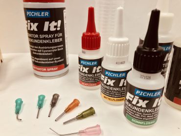 Steber Glue Caddy Klebstoff - Sortiment mit Box - (43tlg)